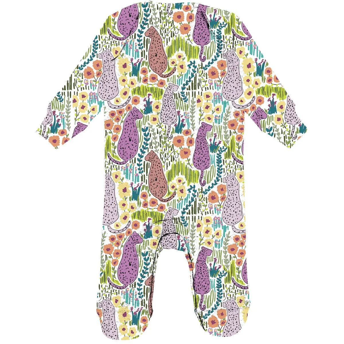 Jungle Cat Jammie Onesie Sizes