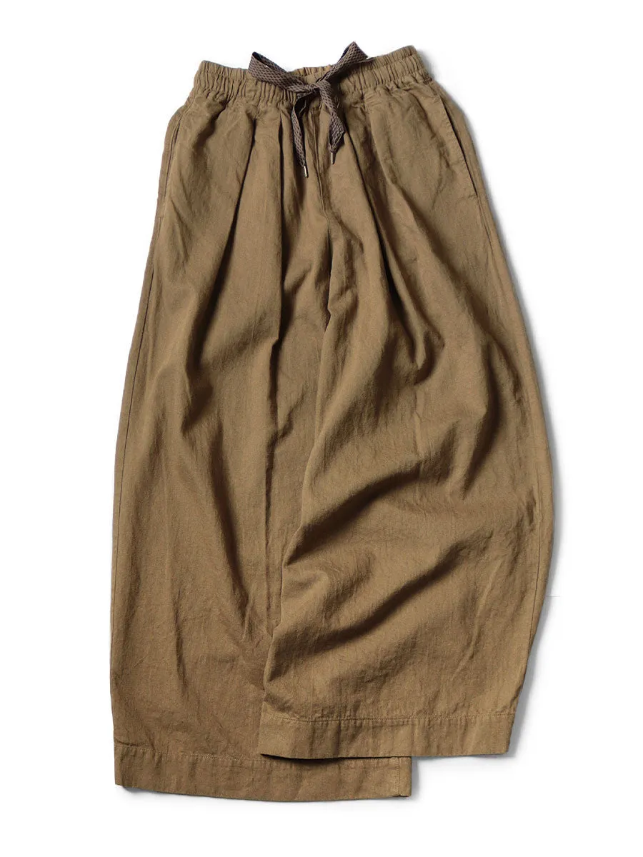 Kapital pants cotton linen twill baggy