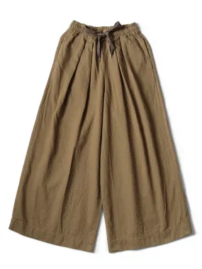 Kapital pants cotton linen twill baggy