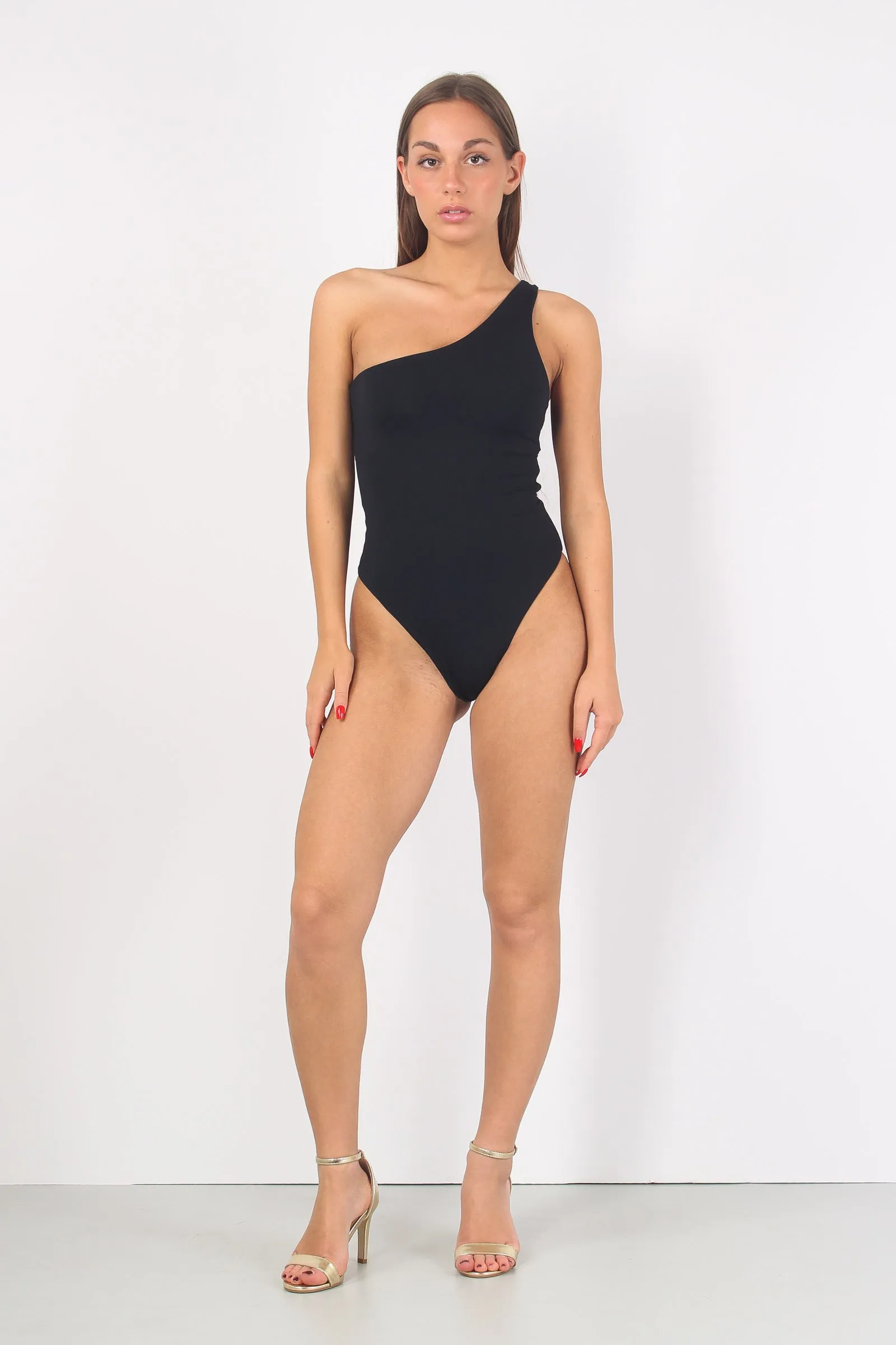 Karine Black One-Piece Full Body Costume