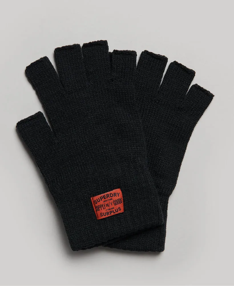 Knitted Gloves Black