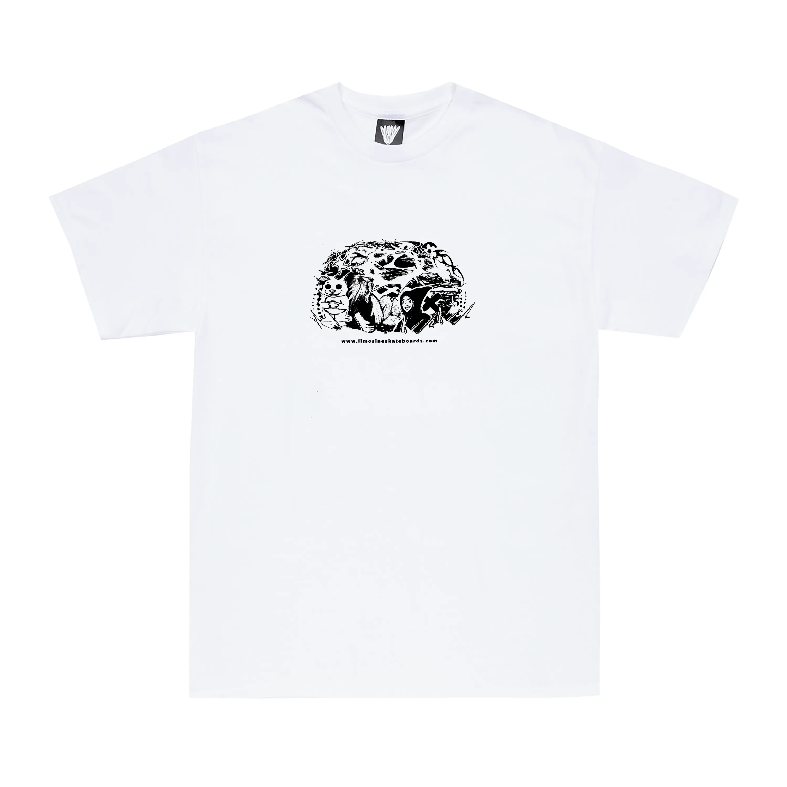 Limosine Brain Collage Tee (White)