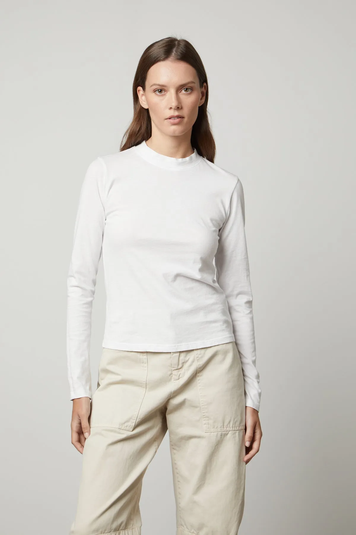 Linny Mock Neck T-Shirt