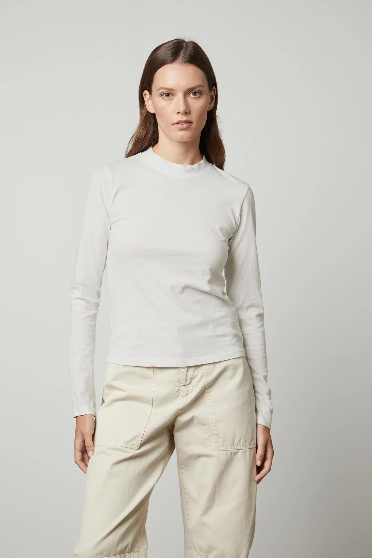 Linny Mock Neck T-Shirt