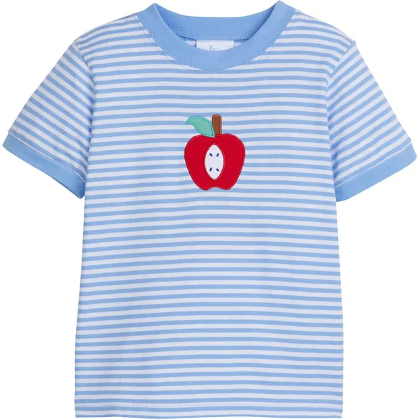 Little English Applique T-Shirt, Apple