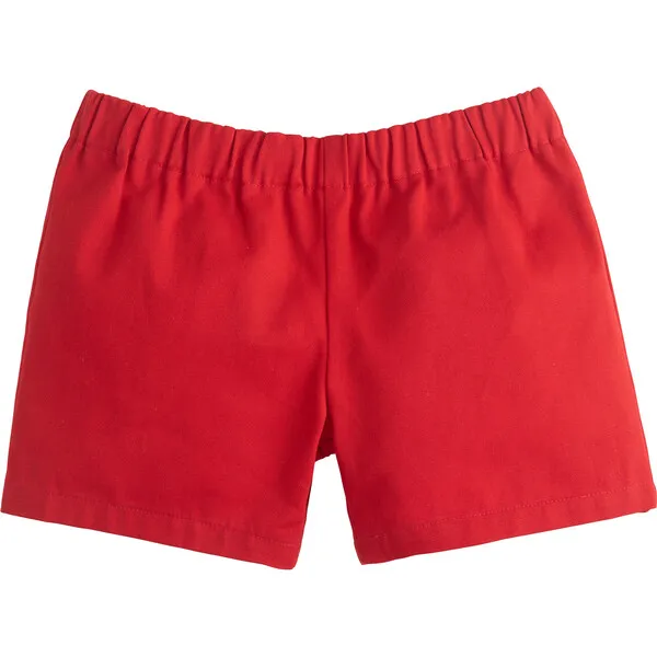 Little English Basic Short, Red Twill