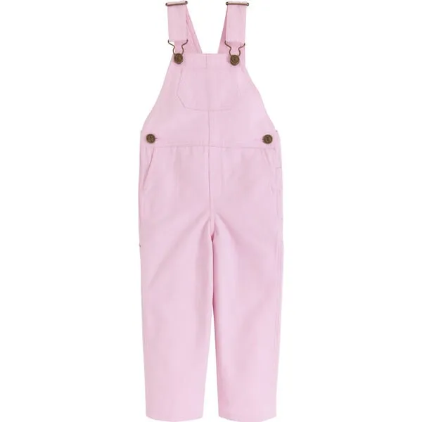 Little English Essential Overall, Light Pink Twill