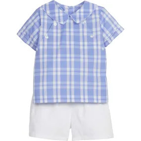 Little English Walker Short Set, Millbrook Plaid