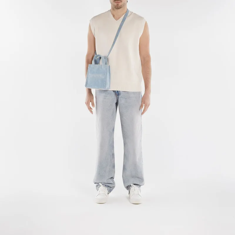 Logo Mini Tote Bag - Acne Studios - Blue  - Denim