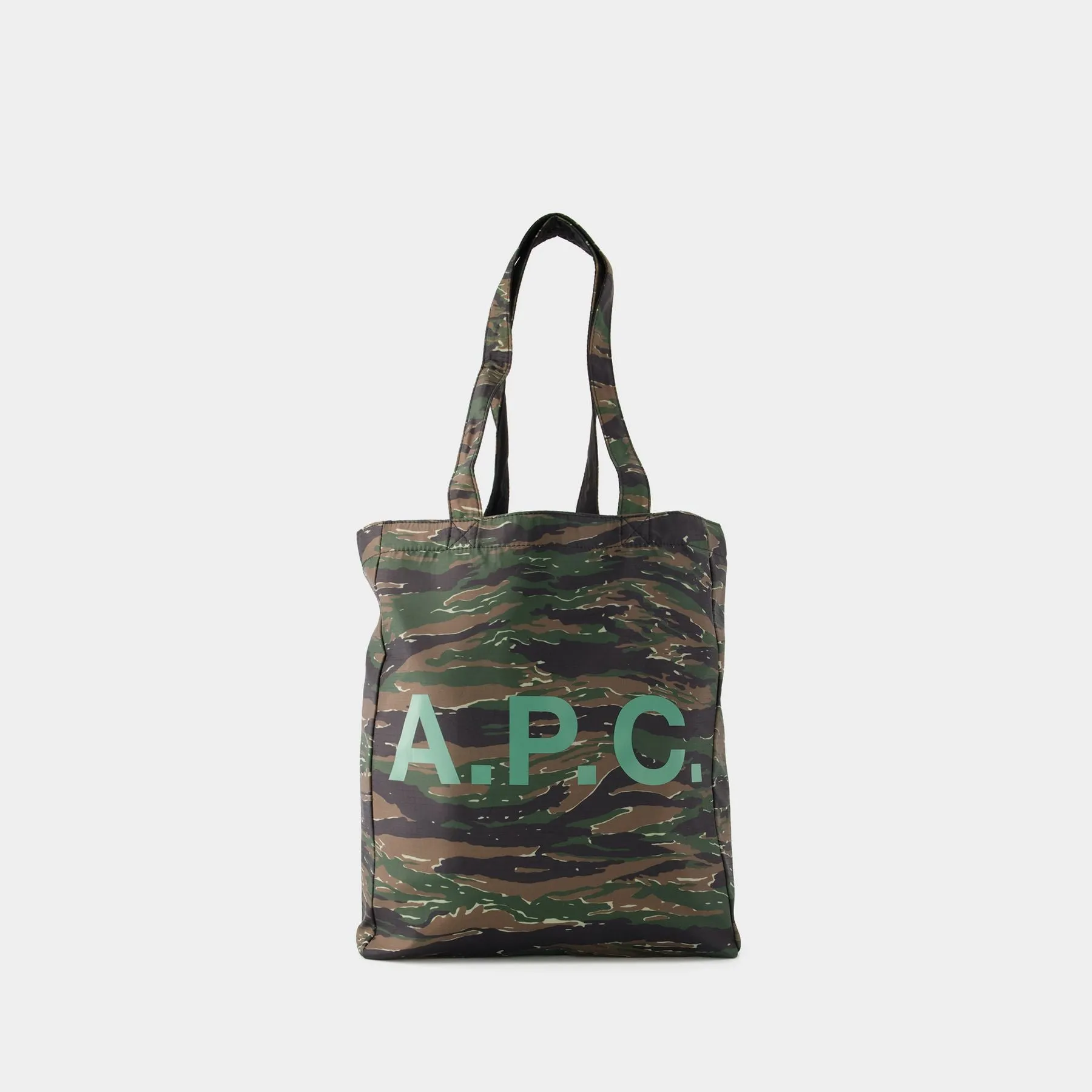 Lou Reversible Tote Bag - A.P.C. - Synthetic - Khaki