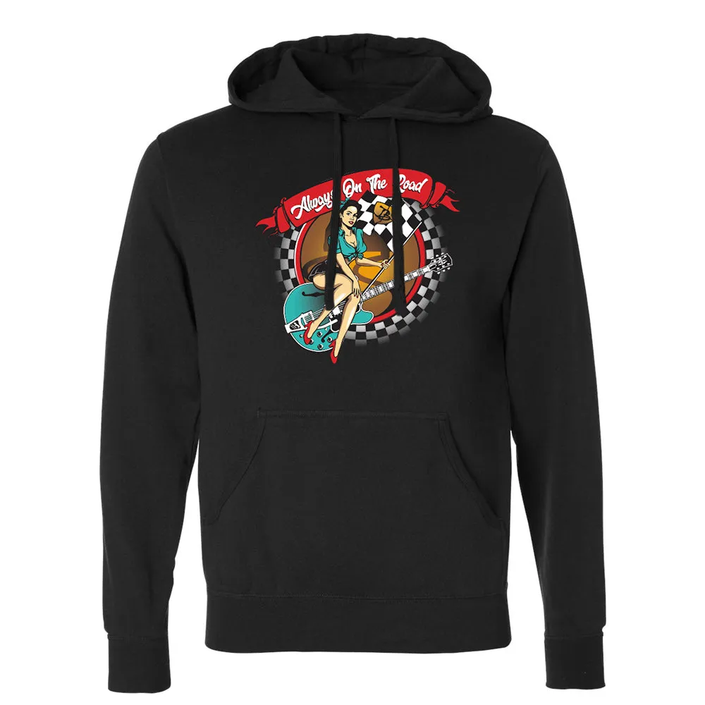 Lucky Lady of Blues Pullover Hoodie (Unisex)