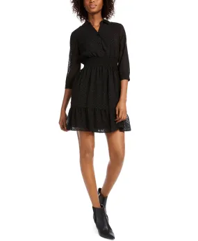 Maison Jules Polka Dot Dress Black XX-Large.