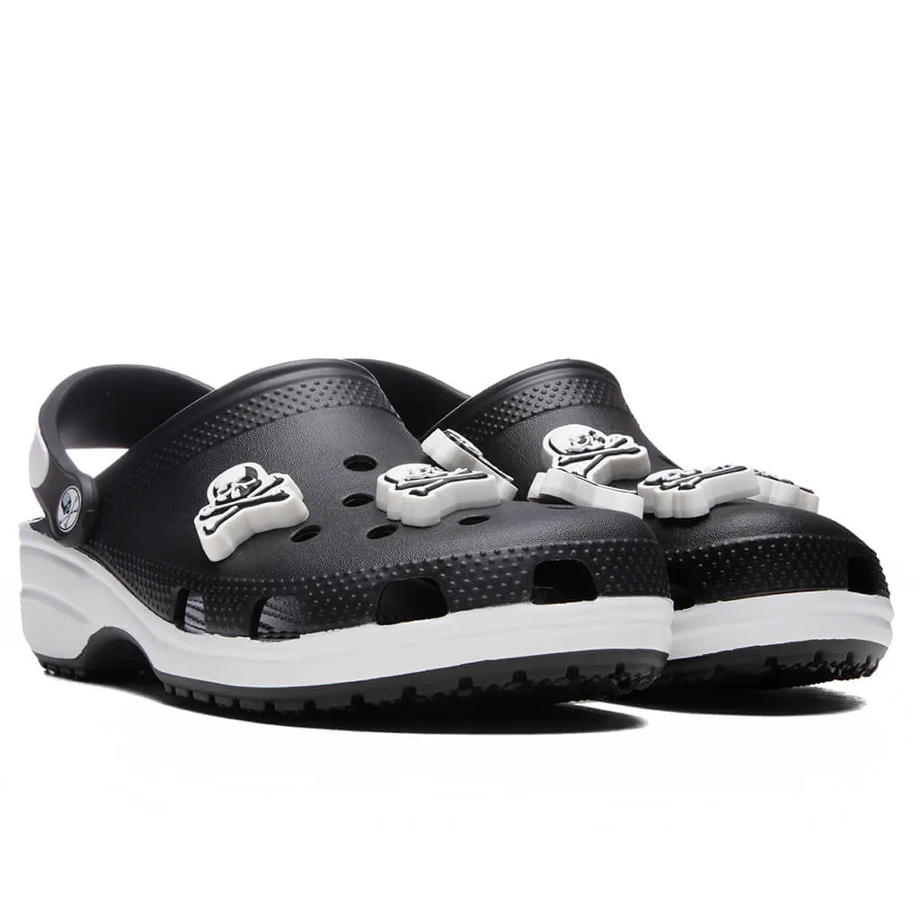 Mastermind Japan x Crocs Classic Clog - Black/White