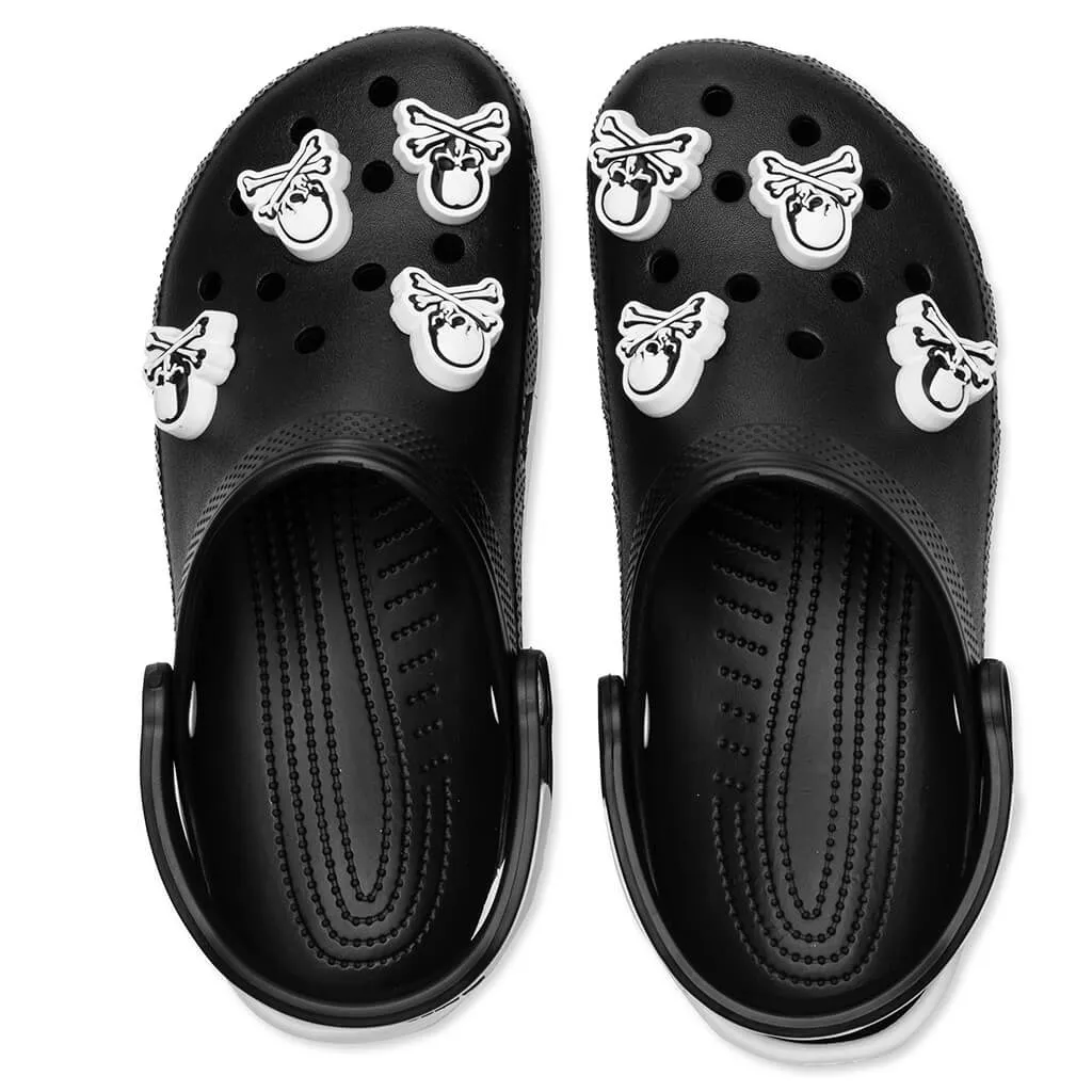 Mastermind Japan x Crocs Classic Clog - Black/White