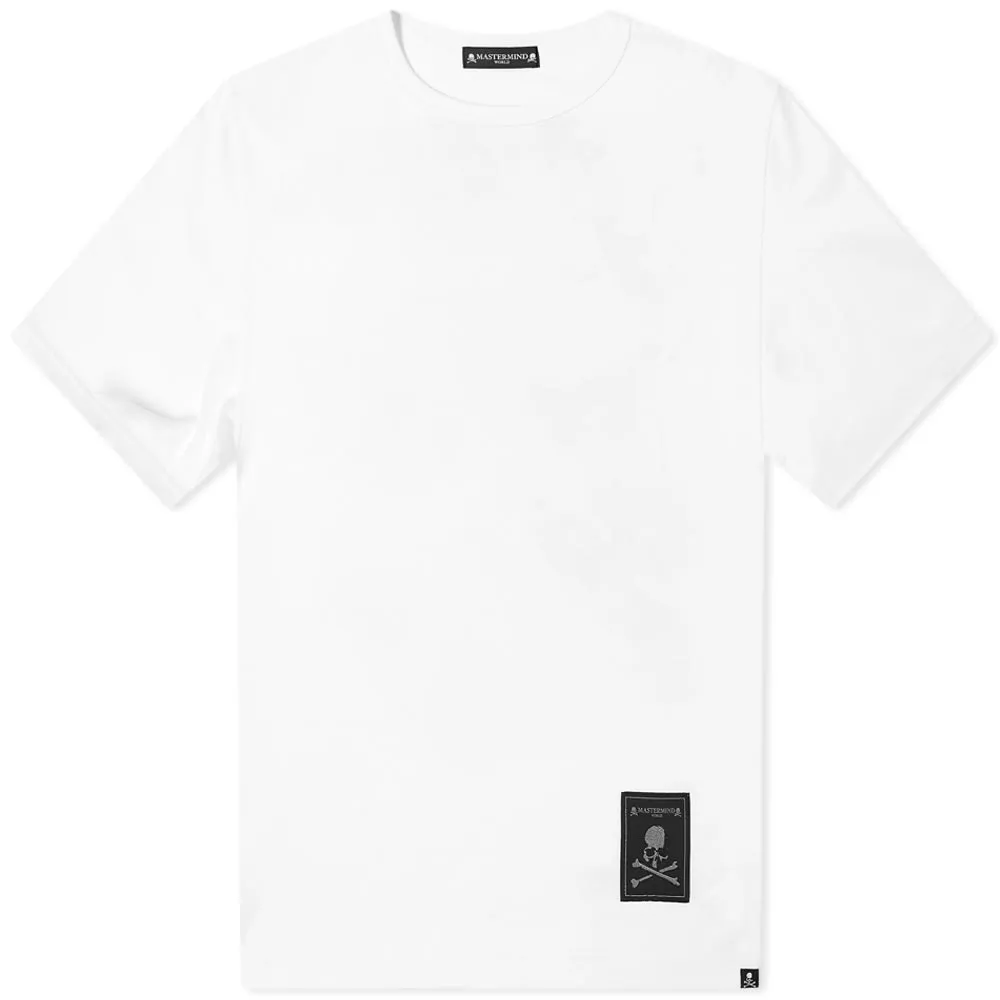 MASTERMIND WORLD Label Logo T-ShirtWhite