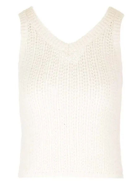 MaxMara Plain Cotton V-neck & Crew neck - Shop Now