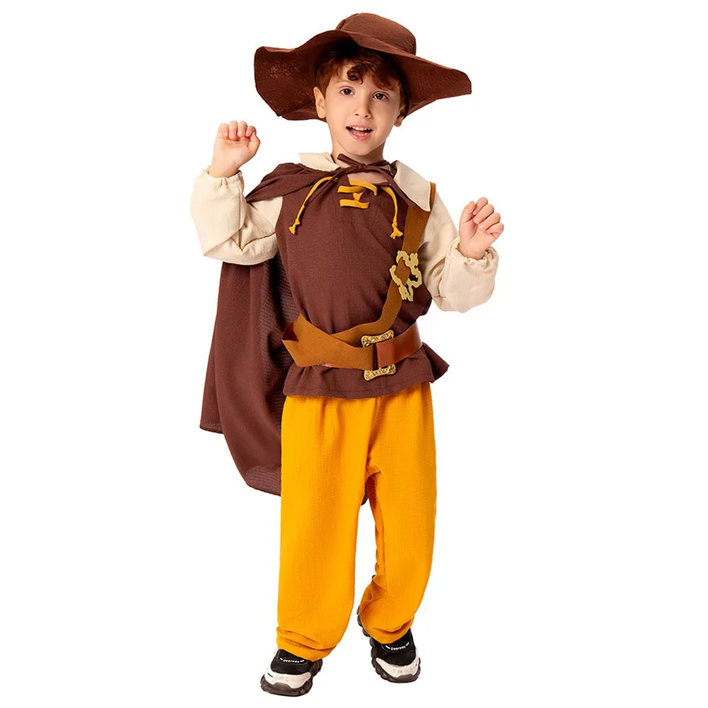 Medieval Kids Cosplay Halloween Carnival Outfits