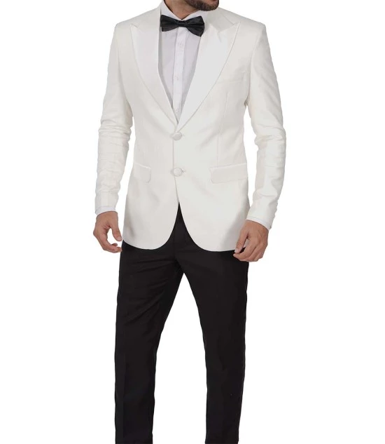 Men's Dinner Ivory White Tuxedo Jacket