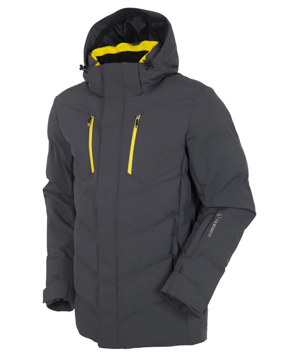 Men's Boulder Waterproof Insulated Stretch Jacket with Removable Hood