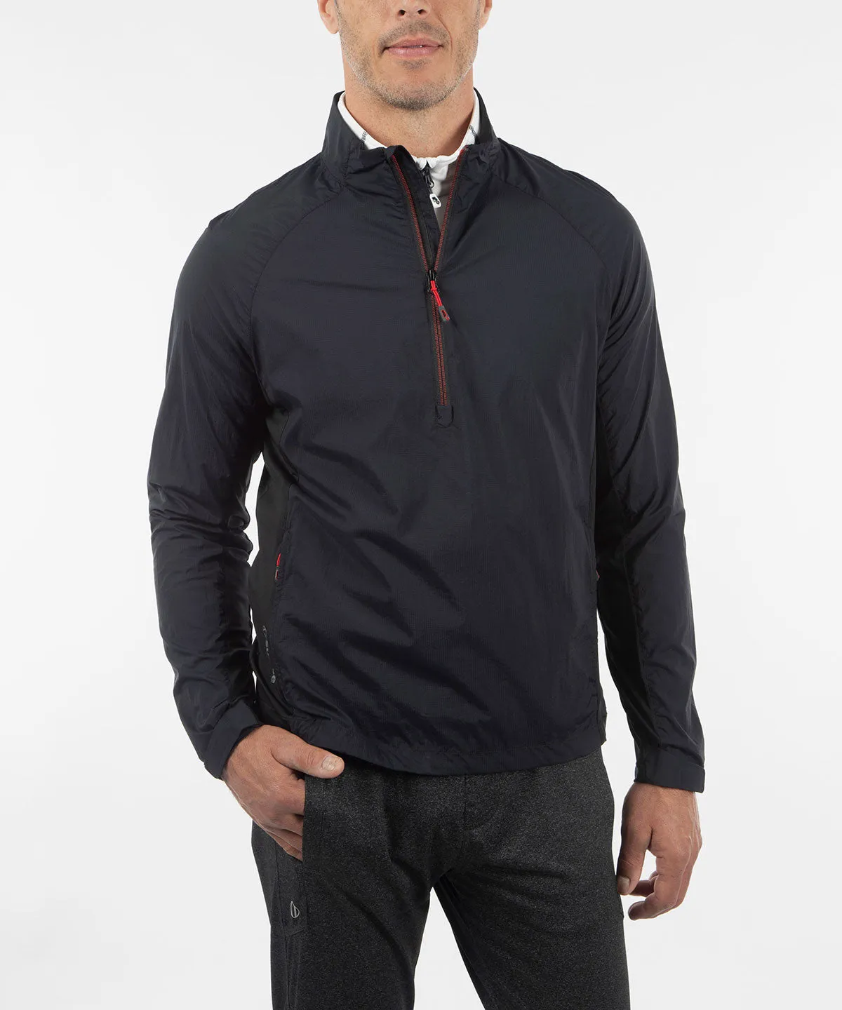 Men's Owen Packable Half-Zip Wind Jacket