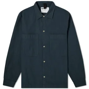 MHL. by Margaret Howell Offset Placket OvershirtInk