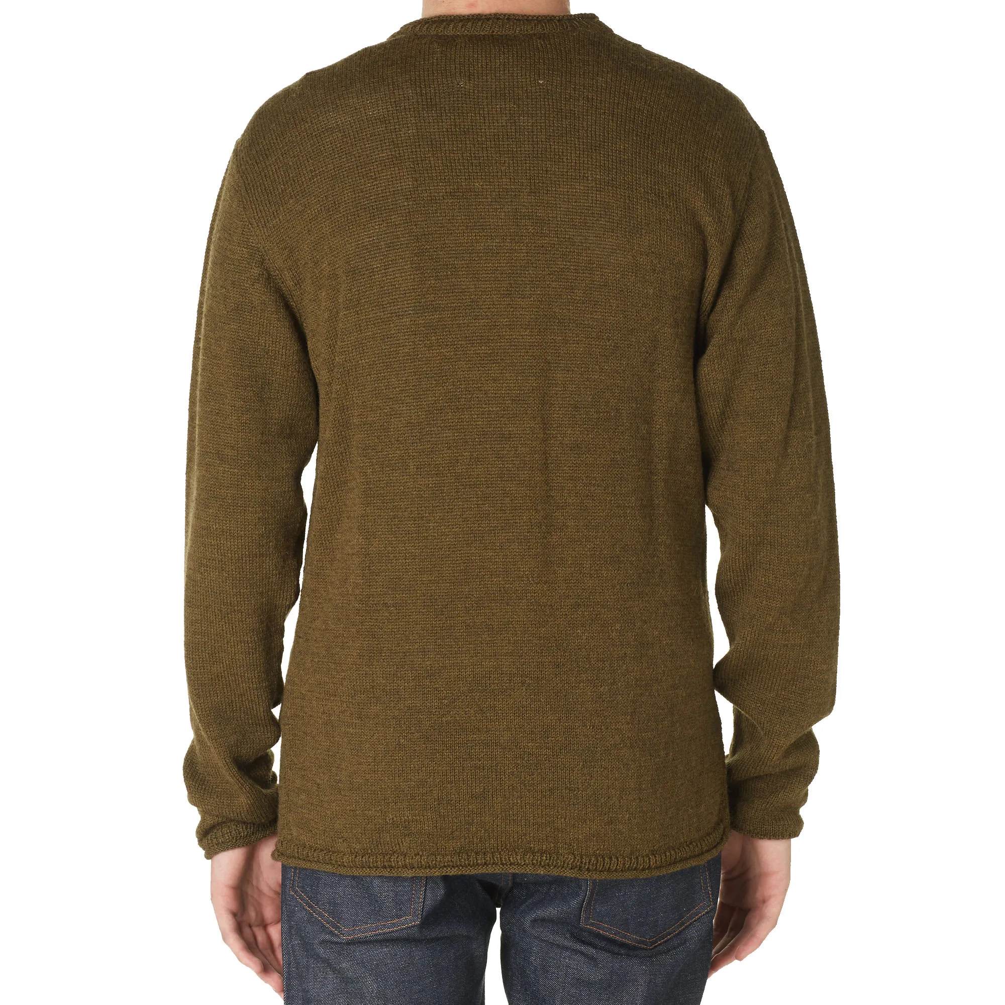 MHL. by Margaret Howell Rolled Edge JumperMilitary Green