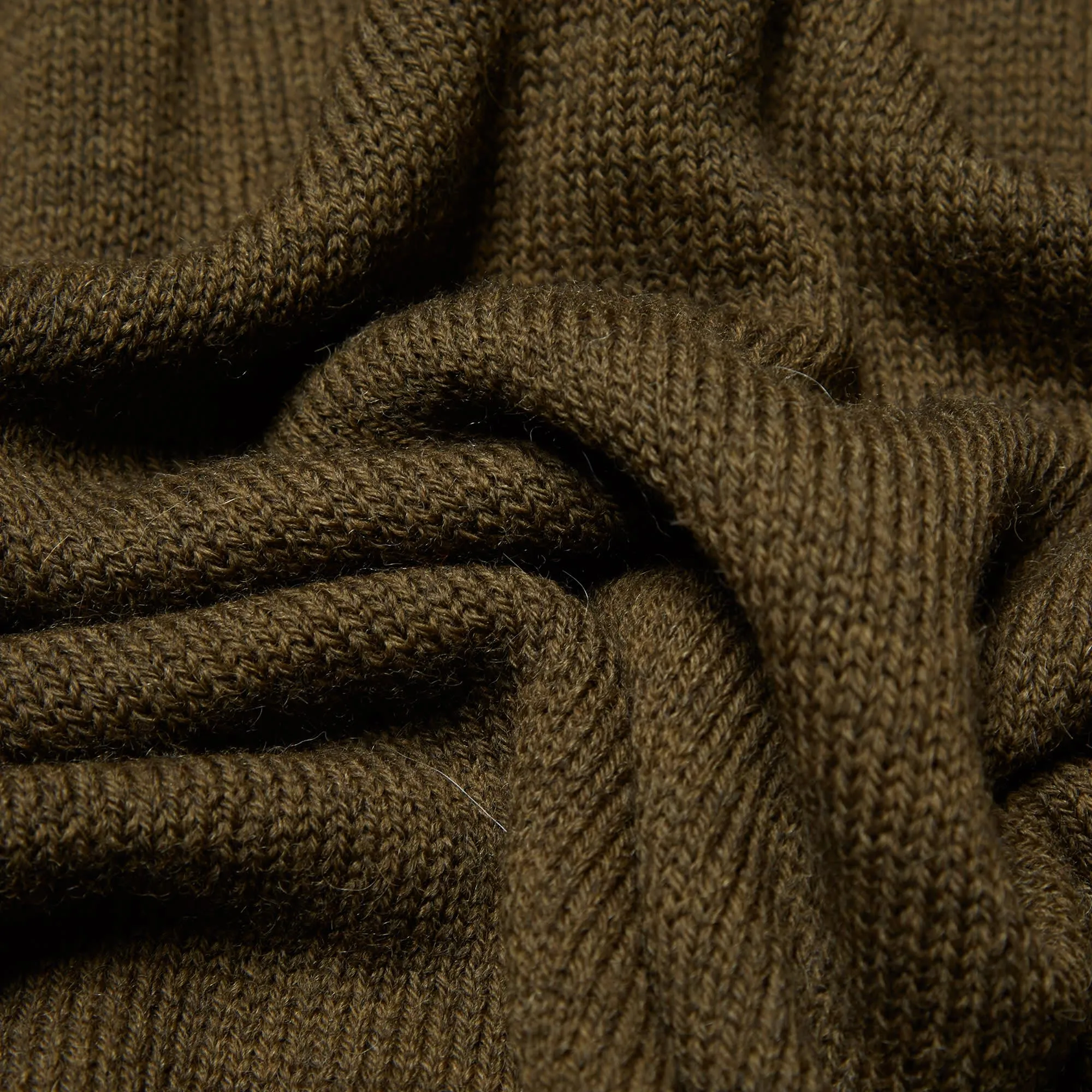 MHL. by Margaret Howell Rolled Edge JumperMilitary Green