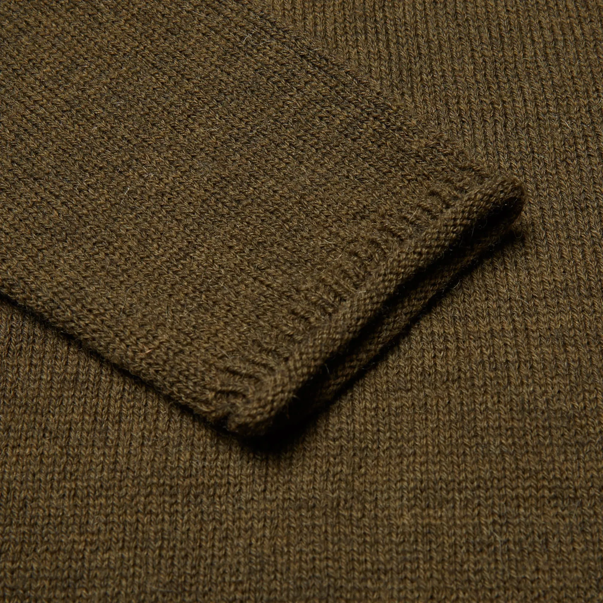 MHL. by Margaret Howell Rolled Edge JumperMilitary Green