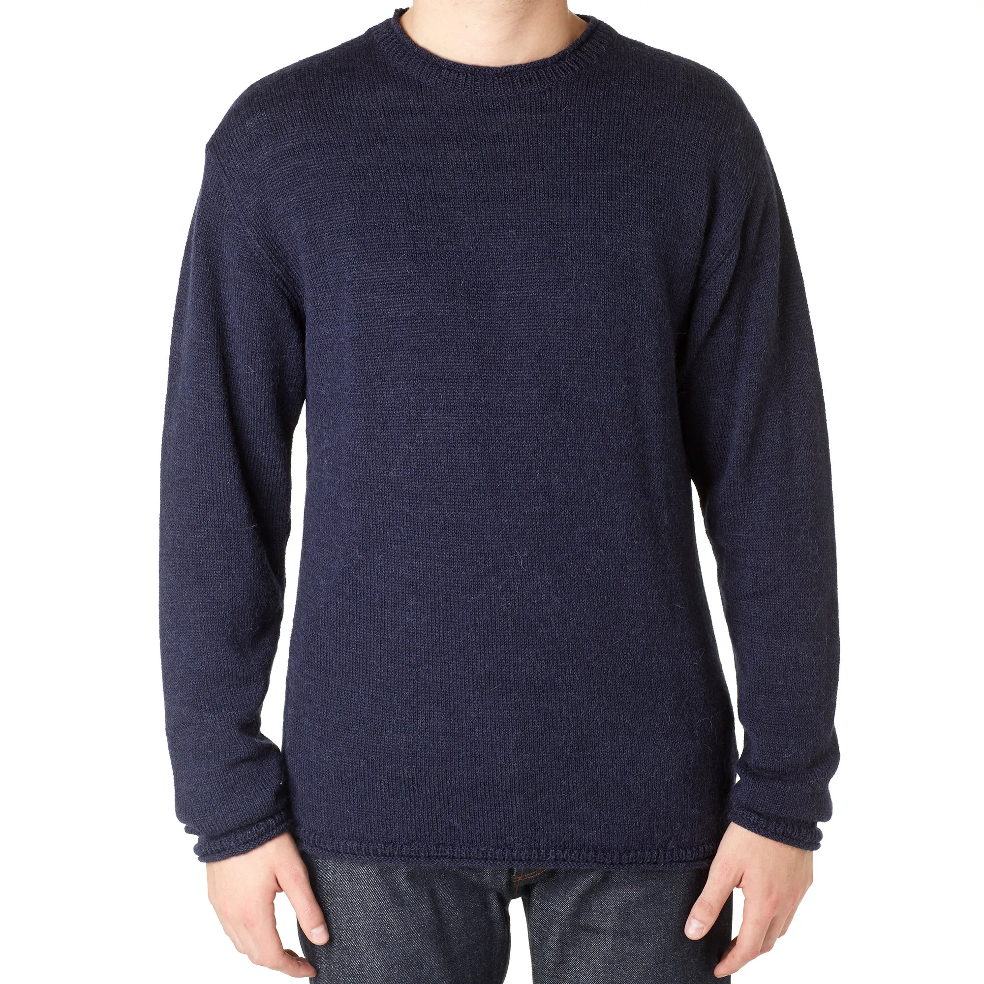 MHL. by Margaret Howell Rolled Edge JumperNavy