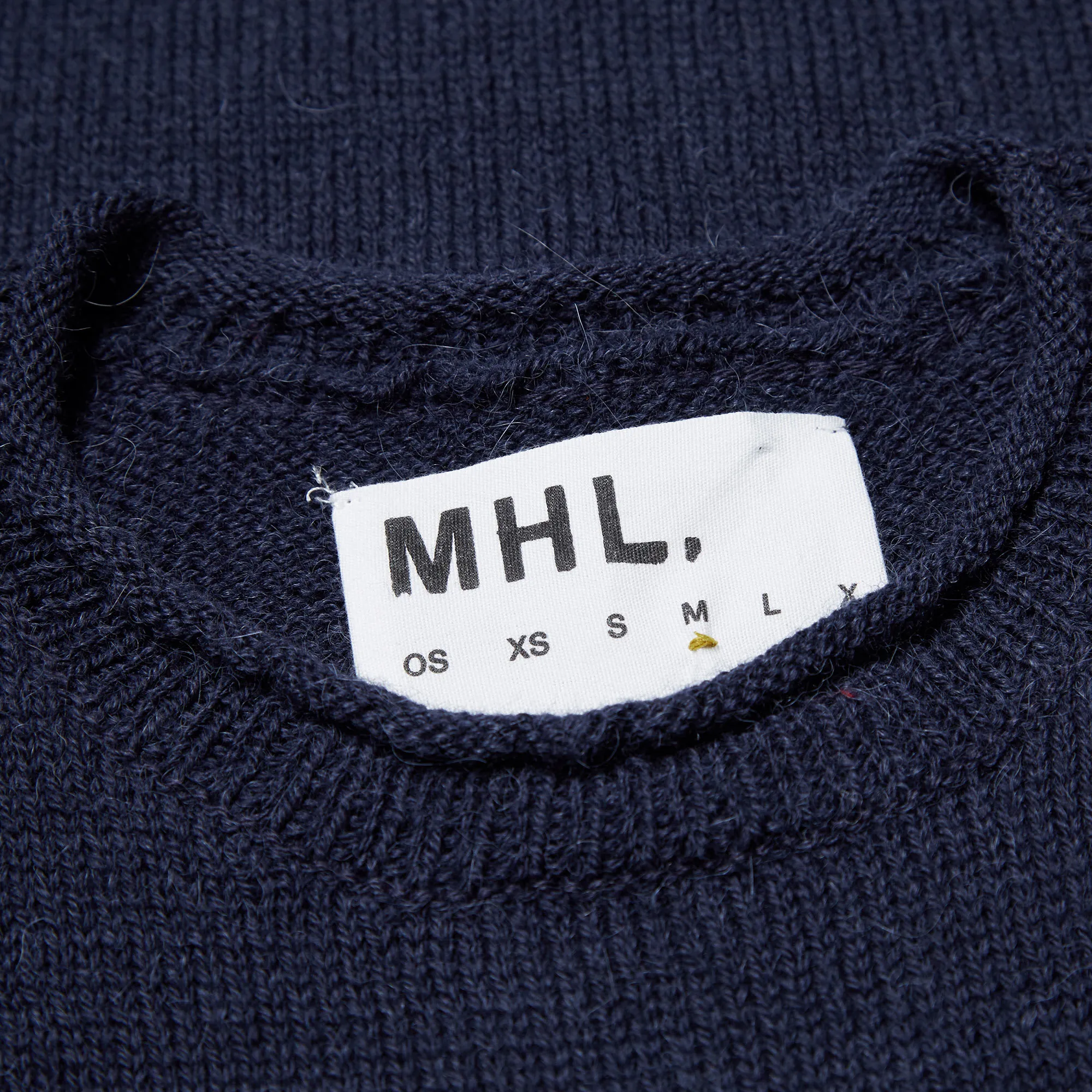 MHL. by Margaret Howell Rolled Edge JumperNavy