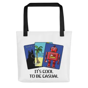 Microsoft Solitaire It's Cool To Be Casual Tote Bag