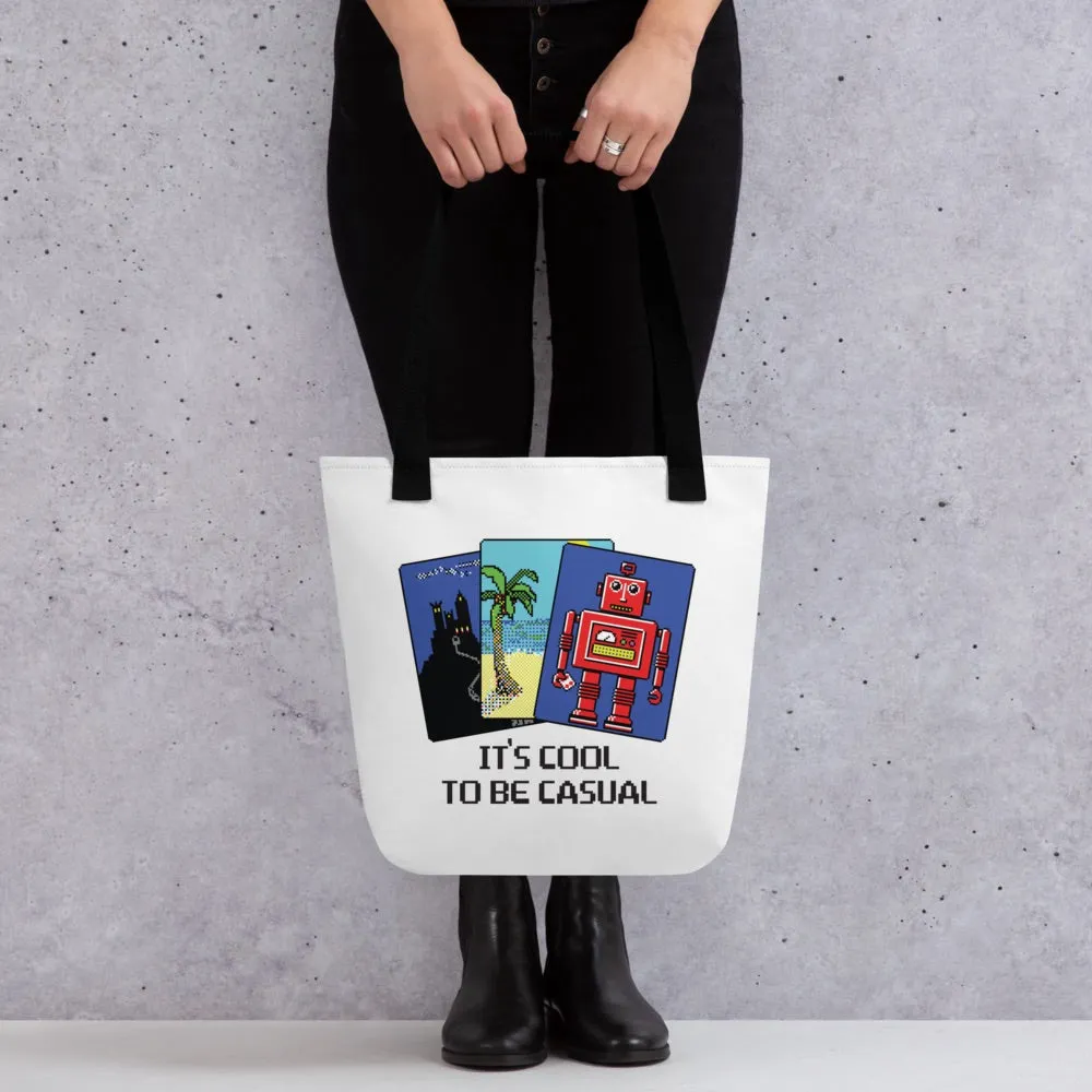 Microsoft Solitaire It's Cool To Be Casual Tote Bag