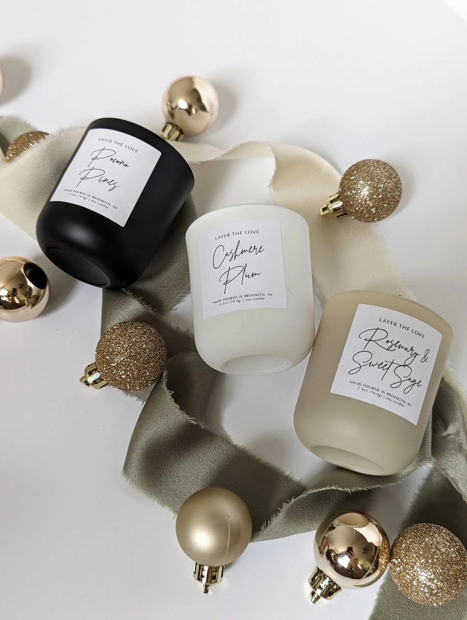 Mini Trio Soy Candle Holiday Box Set