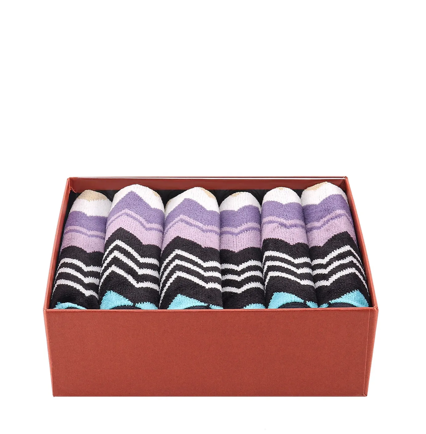 Missoni Home Zig-Zag Detail 6-Pack Face Towels