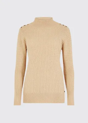 Monkstown Cable Stitch Sweater - Oyster