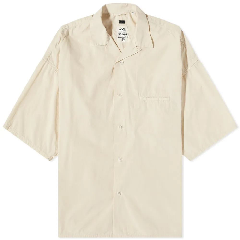 Nanamica Open Collar Wind ShirtEcru