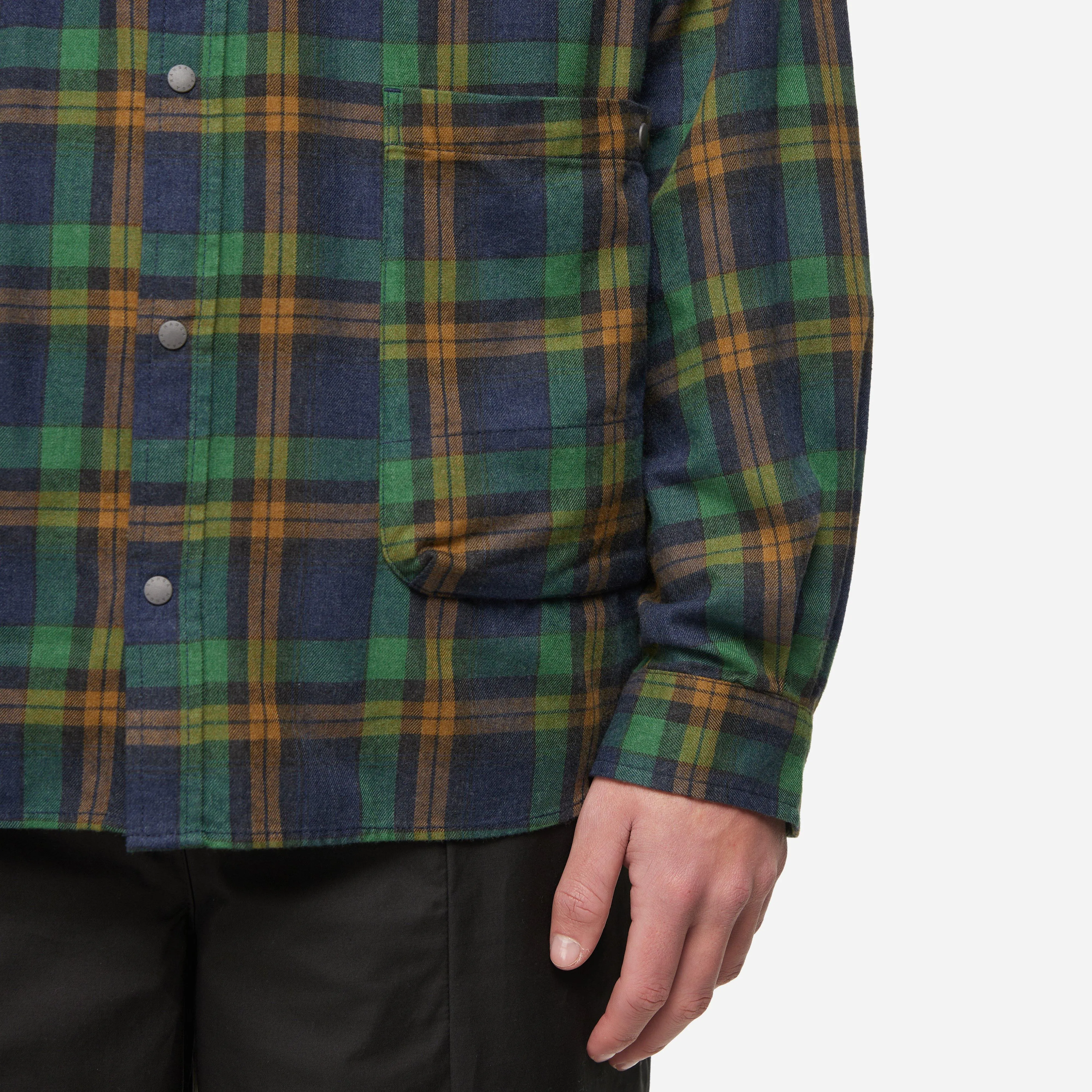 Nanga Fade Plaid Camp Shirt