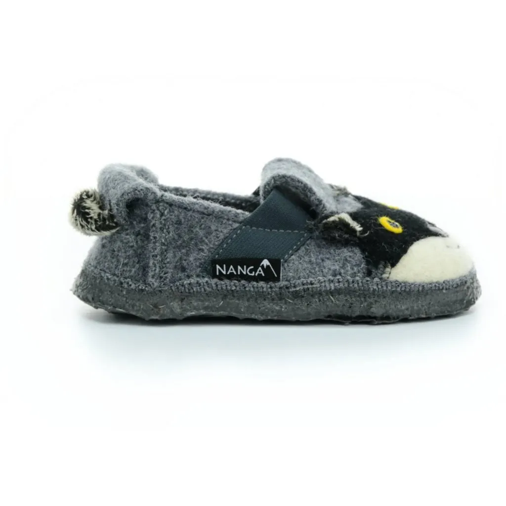 Nanga Racoon Grey barefoot slippers