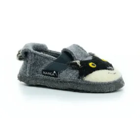 Nanga Racoon Grey barefoot slippers