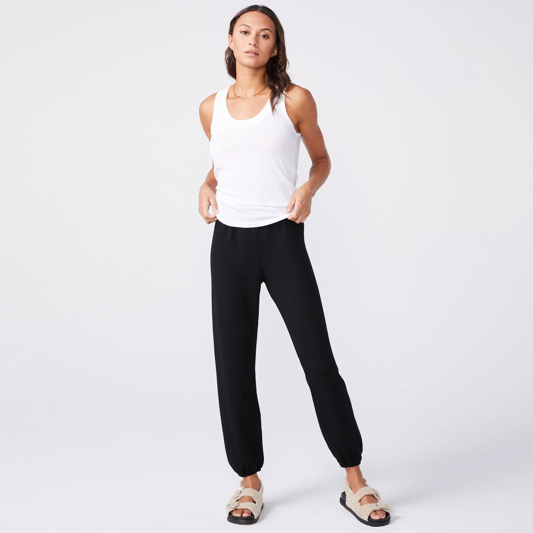 Narrow Cotton Modal Tank