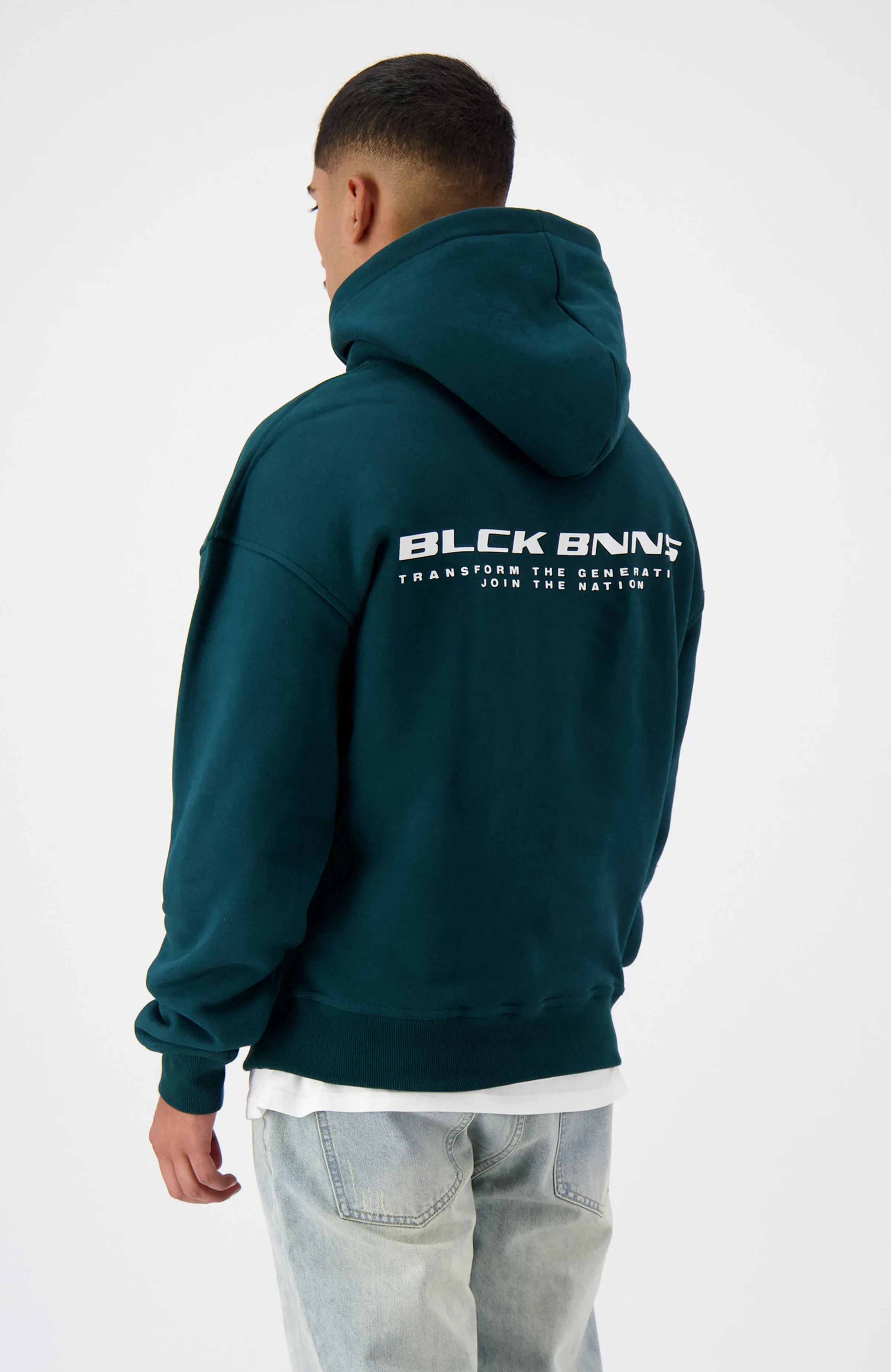 NATION HOODIE | Pine Green