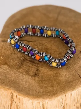 Navajo Beaded Bracelet -Multi