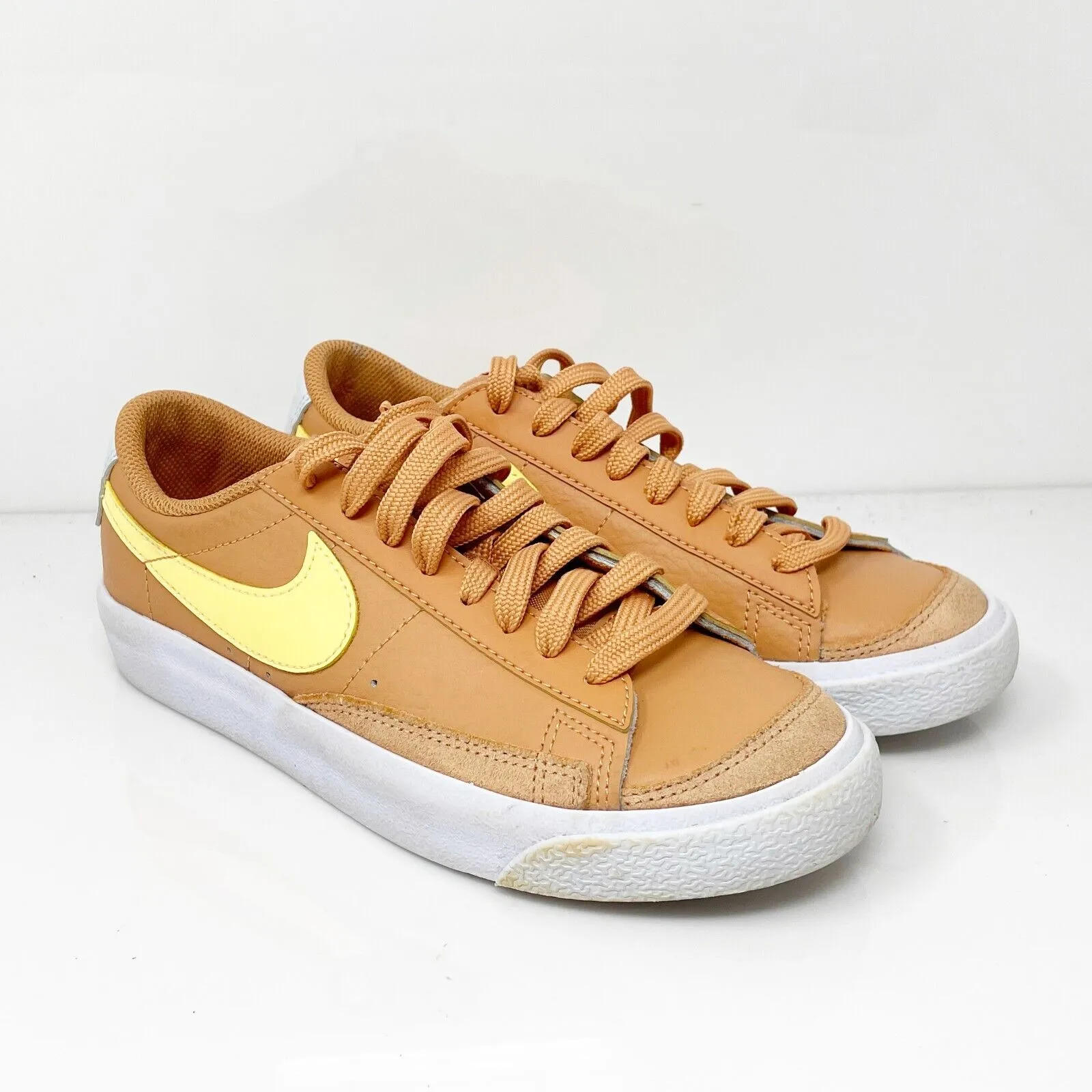 Nike Boys Blazer Low 77 DA4074-200 Brown Casual Shoes Sneakers Size 5Y