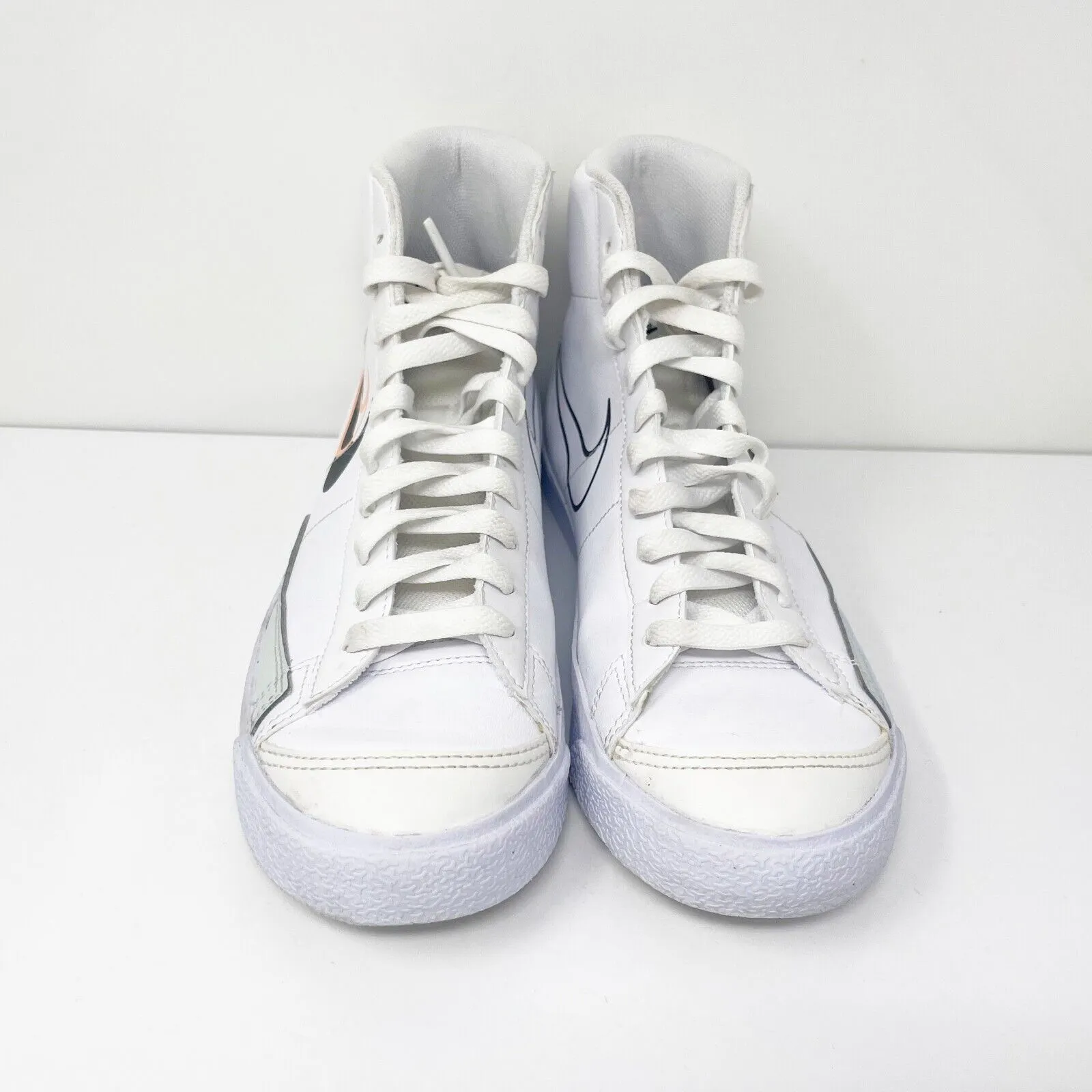 Nike Boys Blazer Mid Next Nature FN7788-100 White Basketball Shoes Sneakers 6.5Y