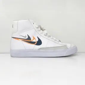 Nike Boys Blazer Mid Next Nature FN7788-100 White Basketball Shoes Sneakers 6.5Y