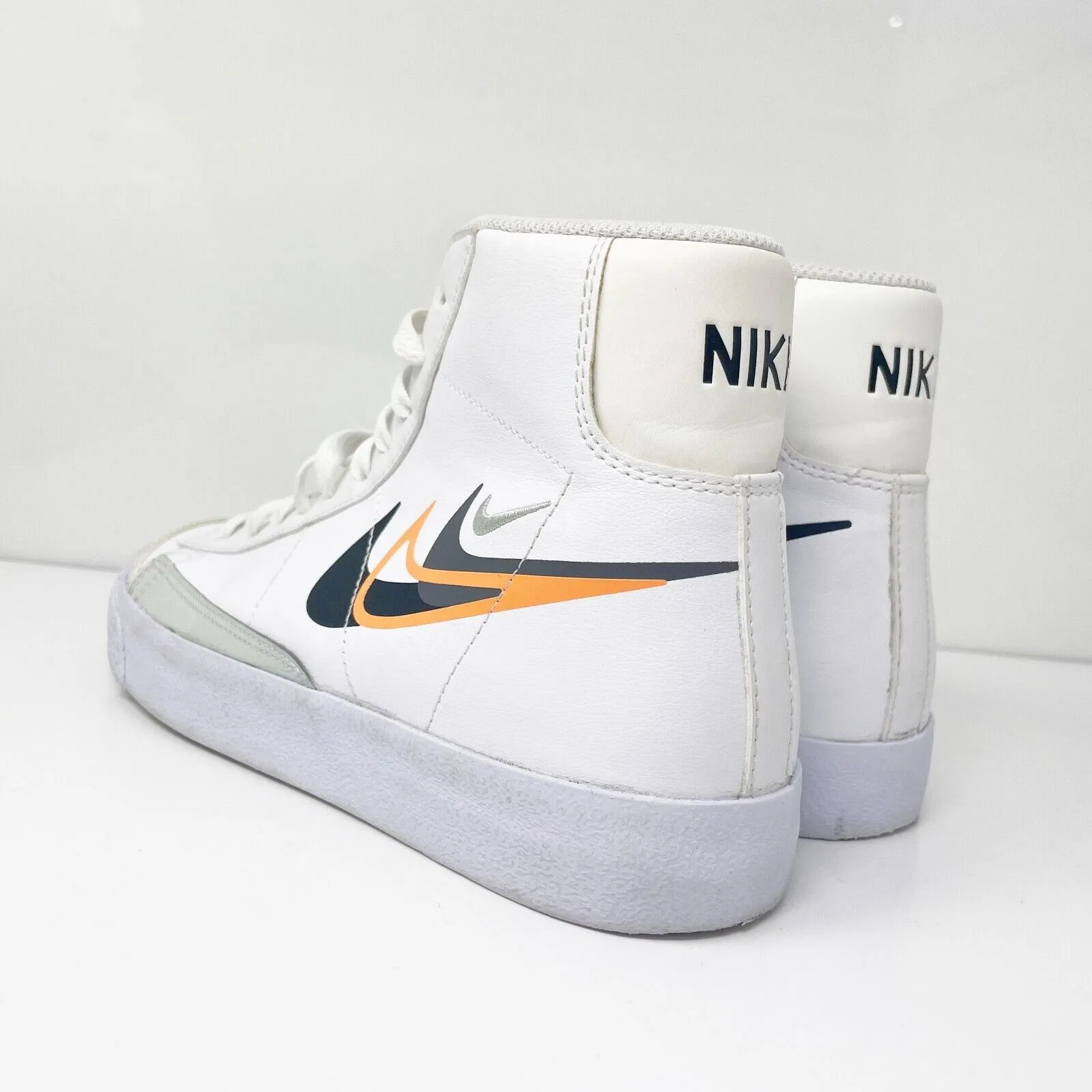 Nike Boys Blazer Mid Next Nature FN7788-100 White Basketball Shoes Sneakers 6.5Y