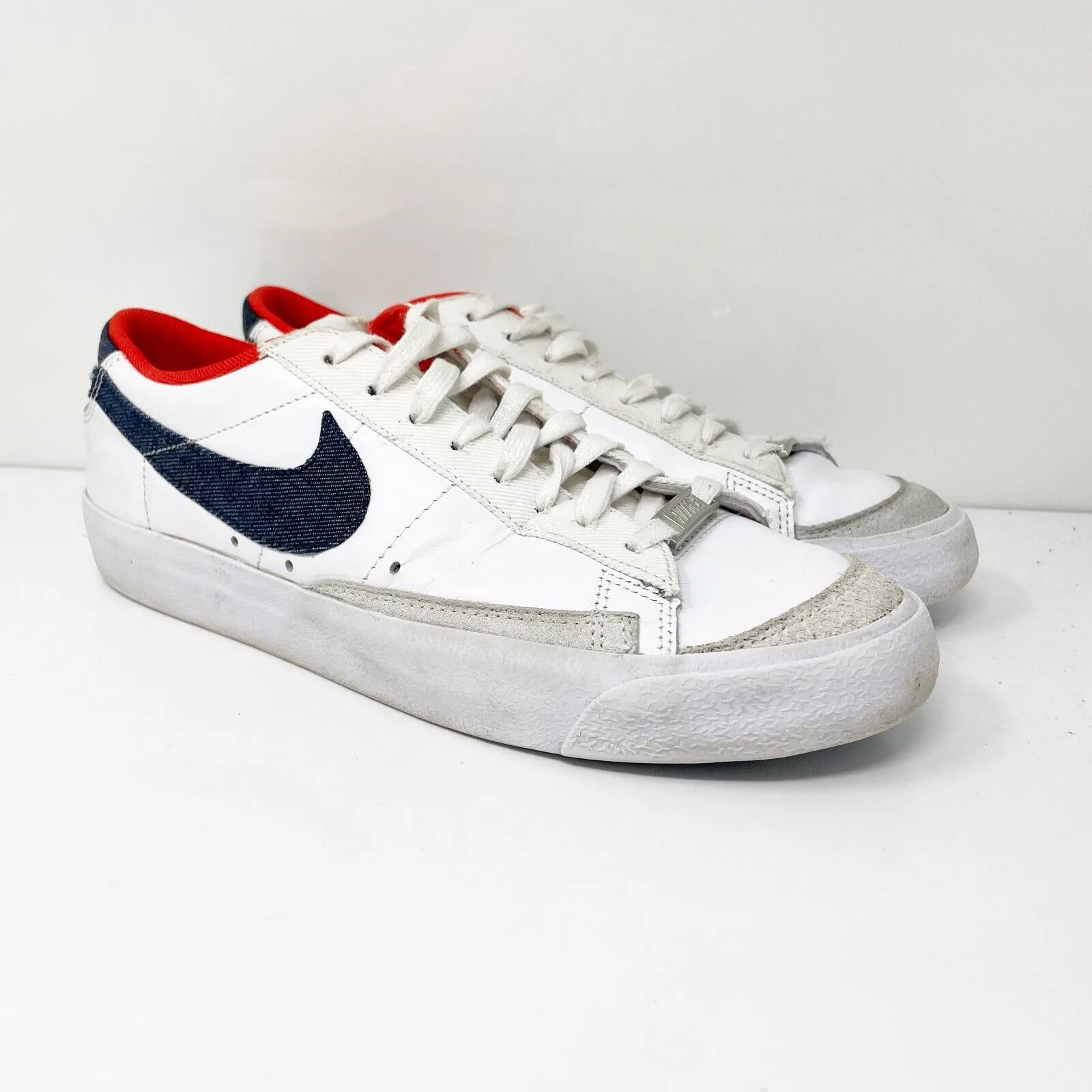 Nike Mens Blazer Low 77 DJ6201-100 White Casual Shoes Sneakers Size 9.5