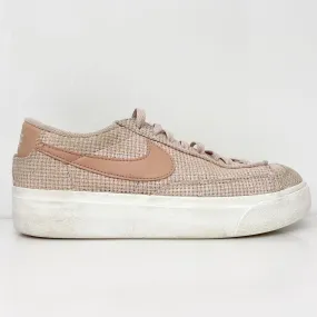 Nike Womens Blazer Low Platform DN0744-600 Pink Casual Shoes Sneakers Size 8