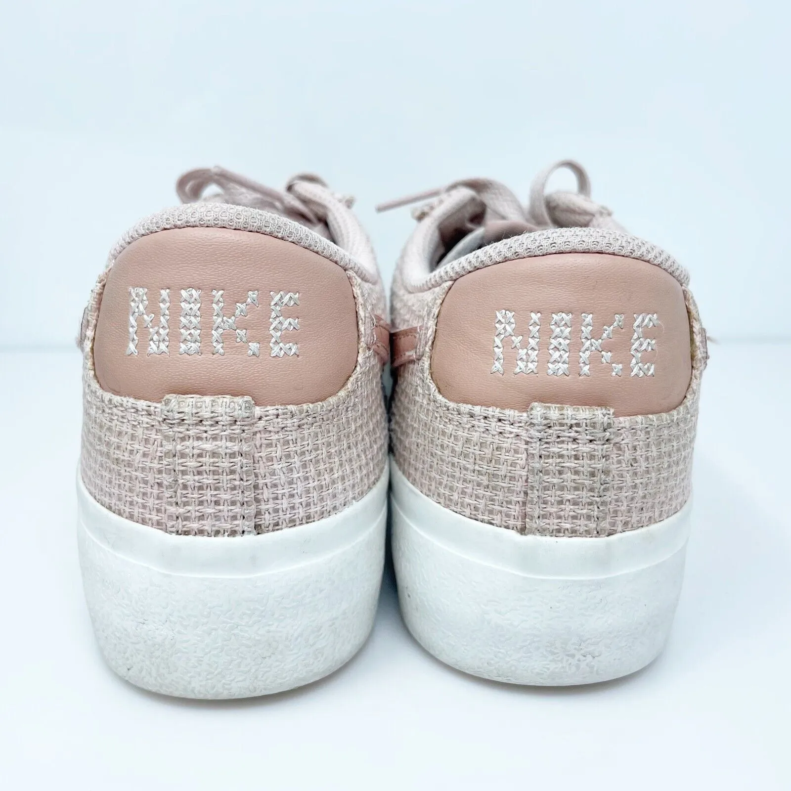 Nike Womens Blazer Low Platform DN0744-600 Pink Casual Shoes Sneakers Size 8