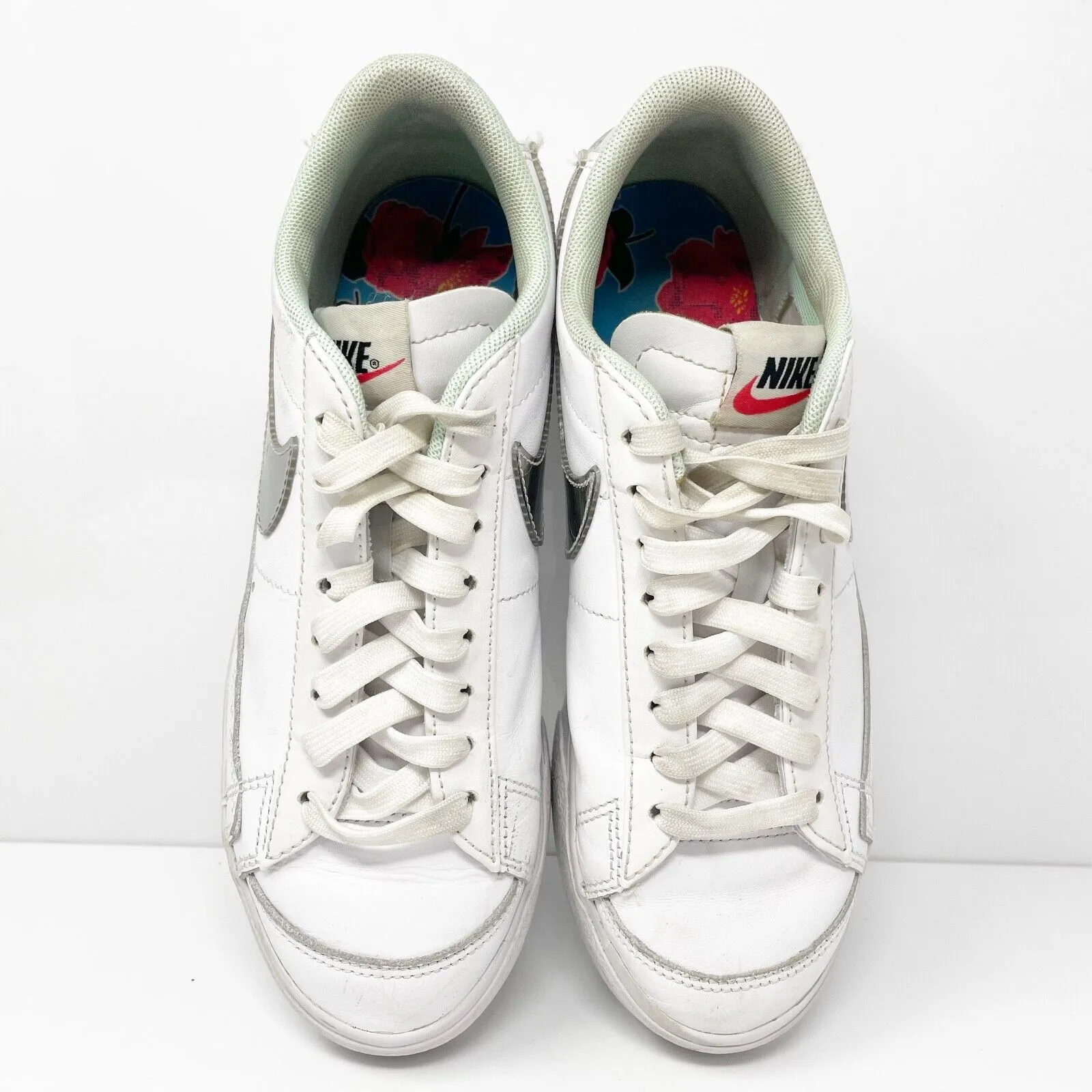 Nike Womens Blazer Low Platform DQ7654-100 White Casual Shoes Sneakers Size 6.5